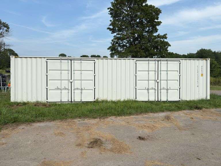 40 ft high cube 2 door container