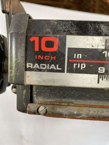 Sear/Craftsman radial arm saw (10in)