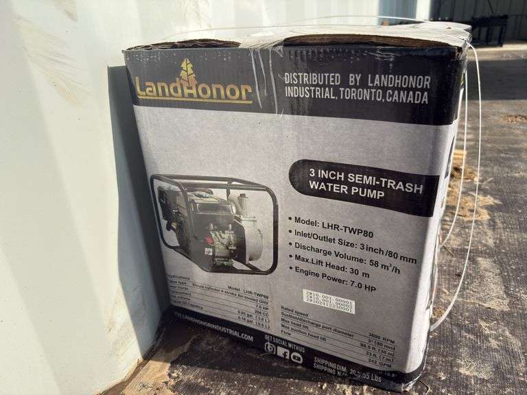 LandHonor 3 in water pump