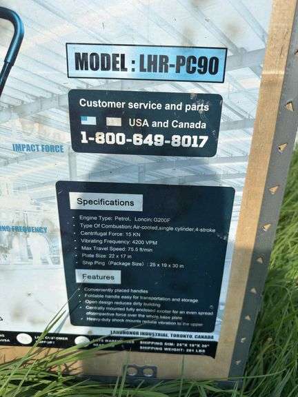 Landhonor Heavy Duty Plate Compactor