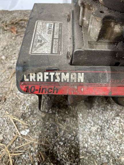 Craftsman 10in tiller