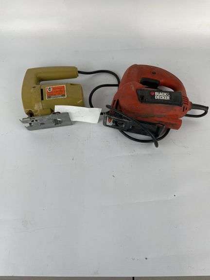 2- black and decker jigsaws