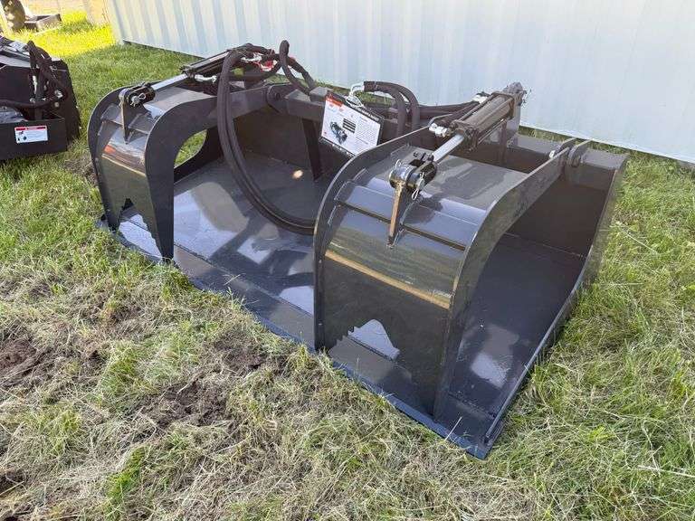 72” Wolverine Skid steer grapple Bucket