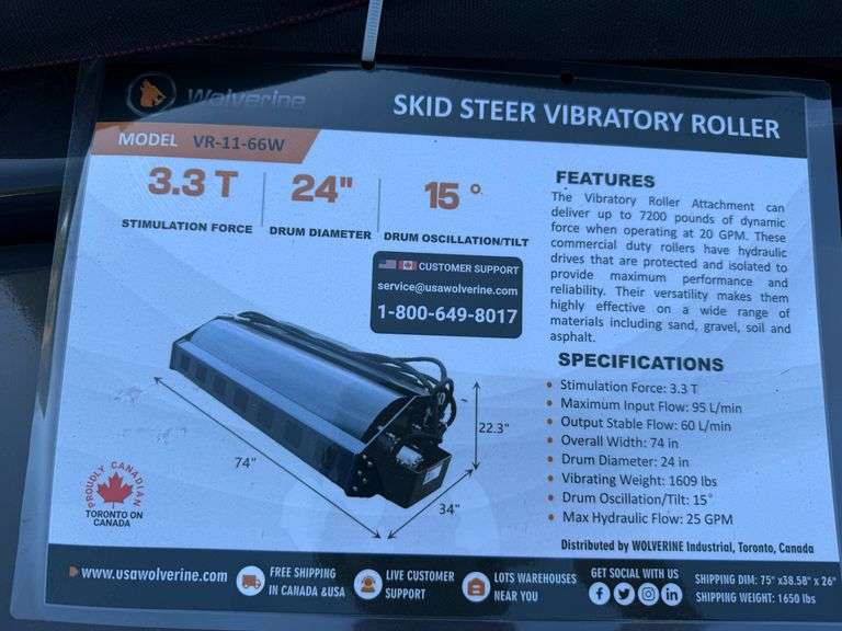 Wolverine Vibratory Roller