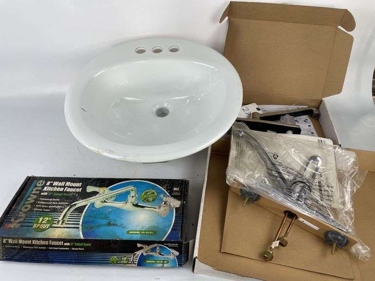 Unused faucets and glacier bay sink image