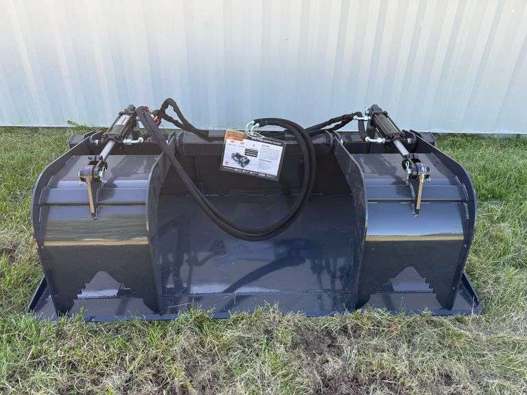 72” Wolverine Skid steer grapple Bucket