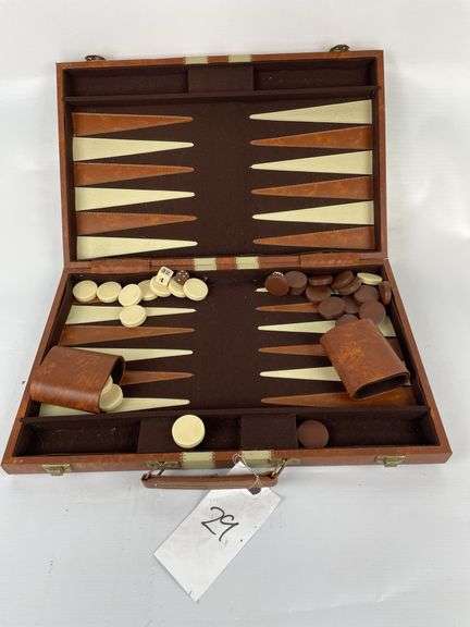 Backgammon game set image
