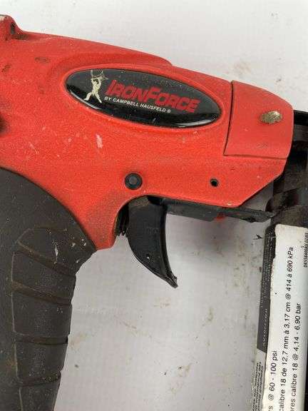 Iron force pneumatic finish nailer