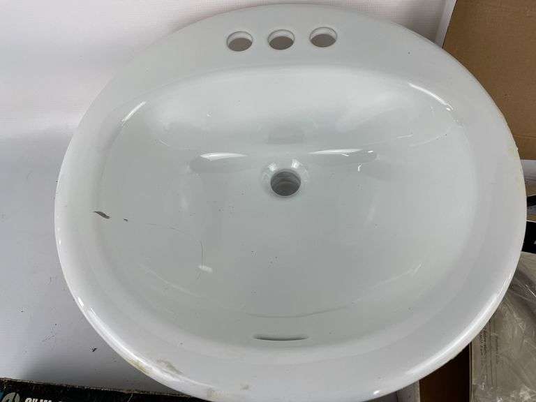 Unused faucets and glacier bay sink