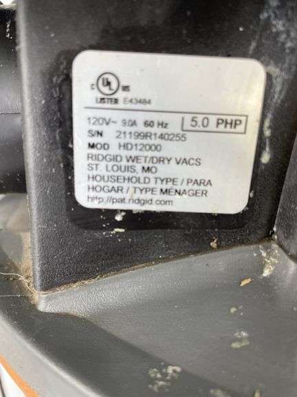 Rigid shop vacuum