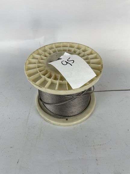 Nearly full roll of cable image