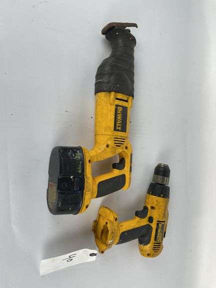 18V Dewalt drill and sawzall