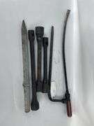 Mixed lug wrenches, breaker bit, prybar