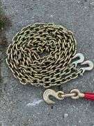 2-20 ft 3/8” chains and  1 binder