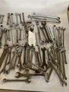 mixed SAE wrenches.