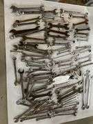 mixed SAE wrenches.