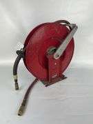 Air hose on reel