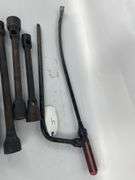 Mixed lug wrenches, breaker bit, prybar