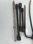 Mixed lug wrenches, breaker bit, prybar