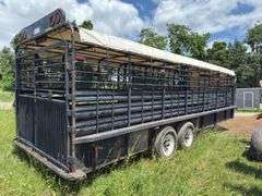 24ft cattle trailer