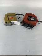 2- black and decker jigsaws