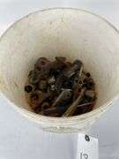Bucket of sockets, chain hooks