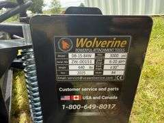 84” Wolverine Skid steer snow blade
