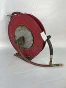Air hose on reel