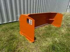 84” Wolverine Skid steer Snow pusher