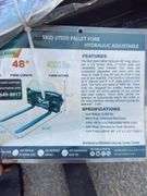 Wolverine Hydraulic adjustable Pallet forks