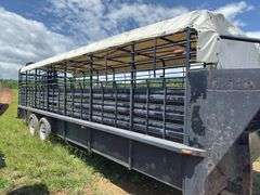24ft cattle trailer