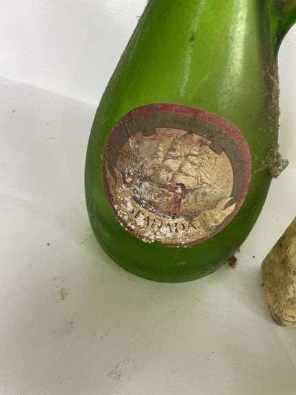 Mixed Lot of Decorative Glass Wine Bottles - Yellowstone, Widmer, and More