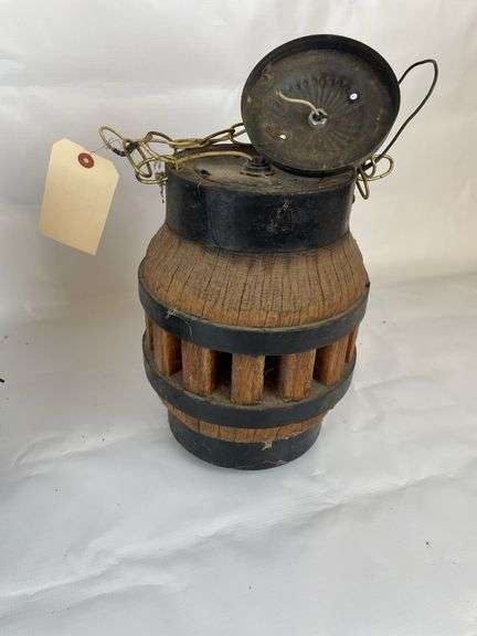 Pair of Wagon Wheel Spool Lights