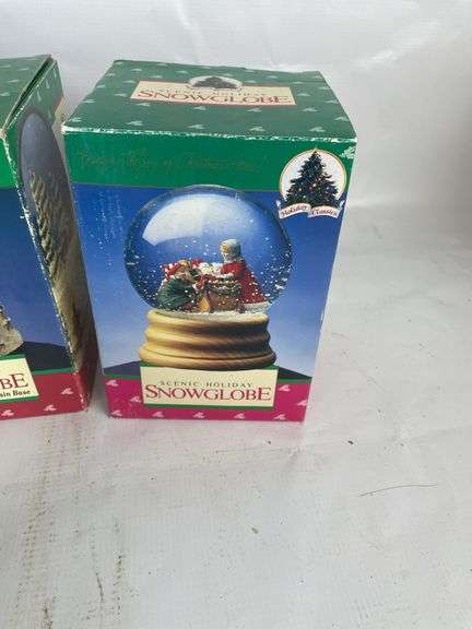Winnie the Pooh Clock, Snow Globes, Musical Figurine and Stoneware Lot
