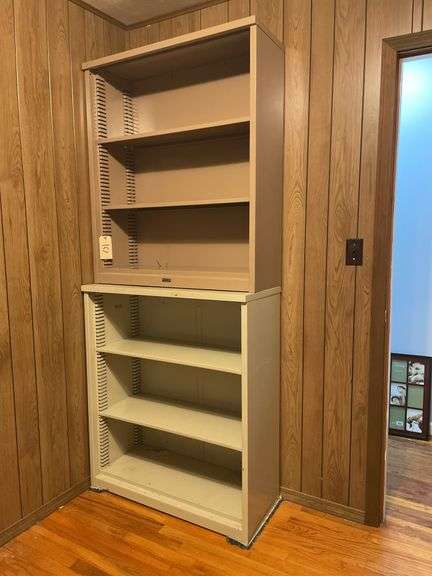 Two Metal Shelving Units