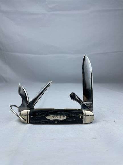 Vintage Utica Cutlery Co. Scout Pocket Knife image