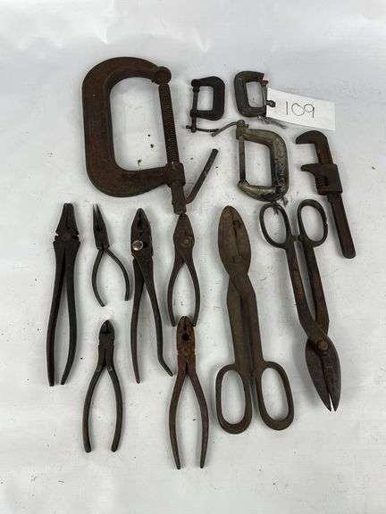 Various antique tools image