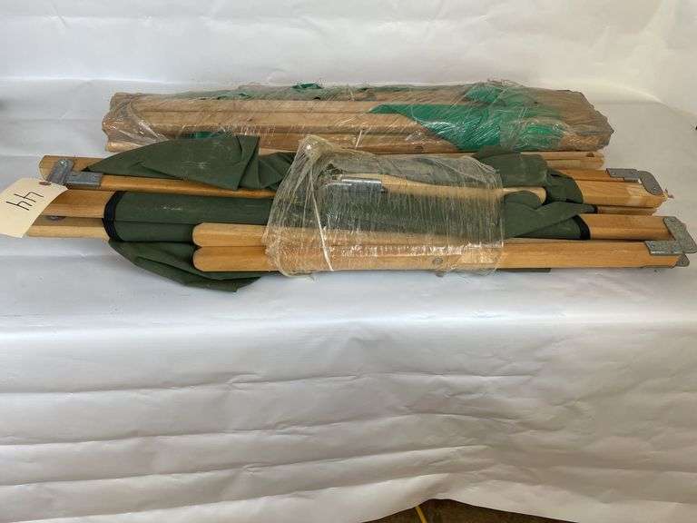 Pair of Folding Cots