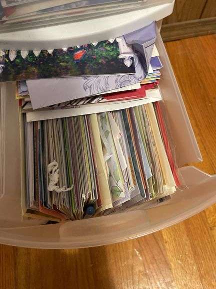 Holiday Card Collection with Drawer Organizers
