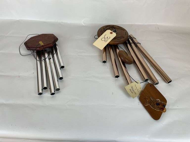 Two Metal Tube Wind Chimes