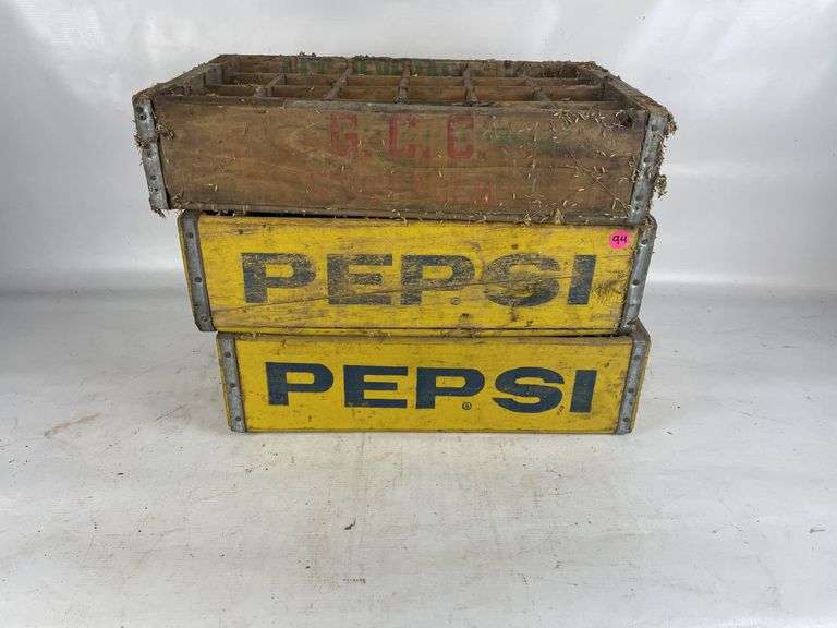 Pepsi & GCC Beverage Wooden Crates