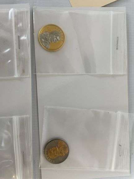 Collection of Five Ronald Reagan Presidential Dollar Coins
