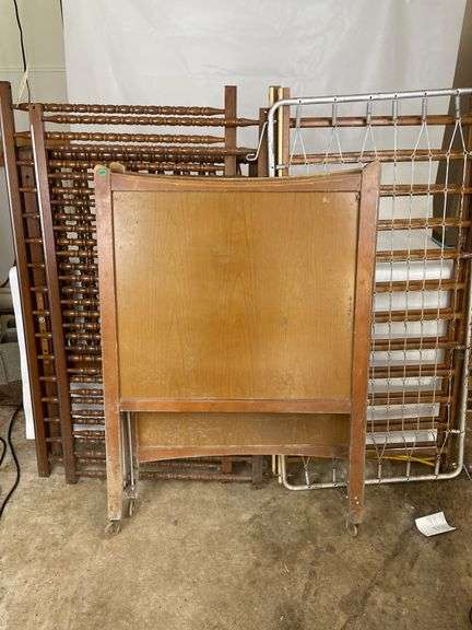 Jenny Lind Style Baby Bed and Additional Wooden Baby Bed Frame