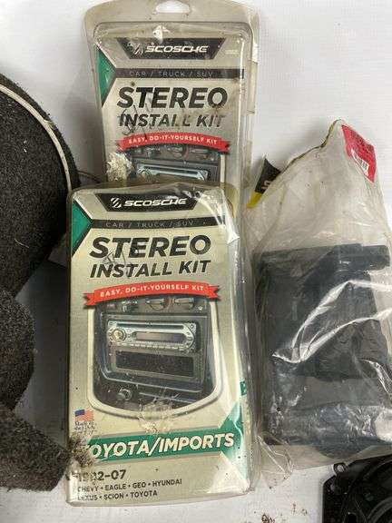 Car stereo equipment, wire and speakers