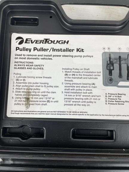 Evertough pulley puller