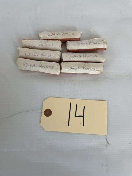 Rolls of Wheat Pennies - Lot of 8