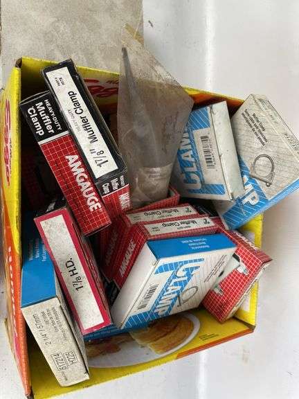 Assorted Muffler Clamps - Various Sizes