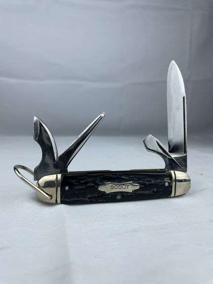 Vintage Utica Cutlery Co. Scout Pocket Knife