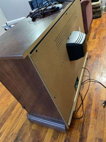 Zenith Floor Model Television with VHS Player
