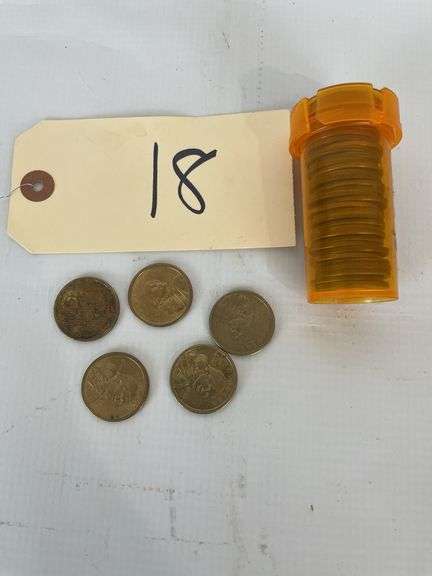 Wheat Penny Coin Collection with Container
